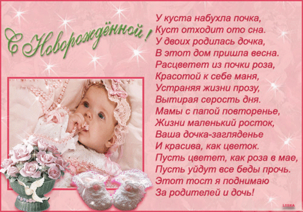Православное Поздравление С Рождением Девочки