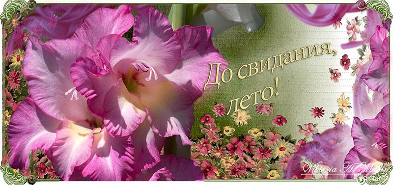 Прощание С Летом Картинки С Надписью