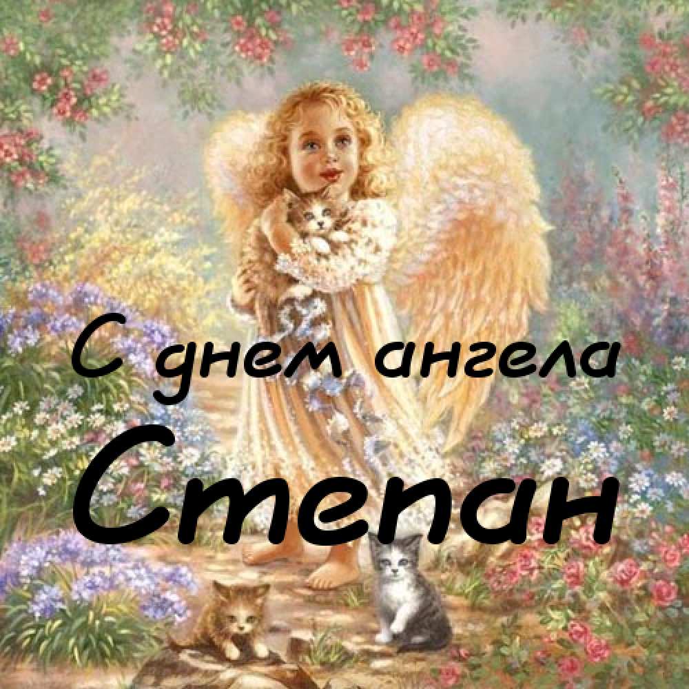 Открытки с мужскими именами. Открытки с именем Степан с поздравлениями. С днё...