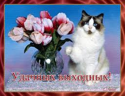 Красивые открытки замечательных выходных. Открытки хороших выходных скачать б...