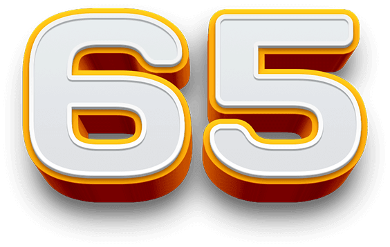 Юбилейные открытки с поздравлениями на 65 лет. Скачать бесплатно открытки с п...