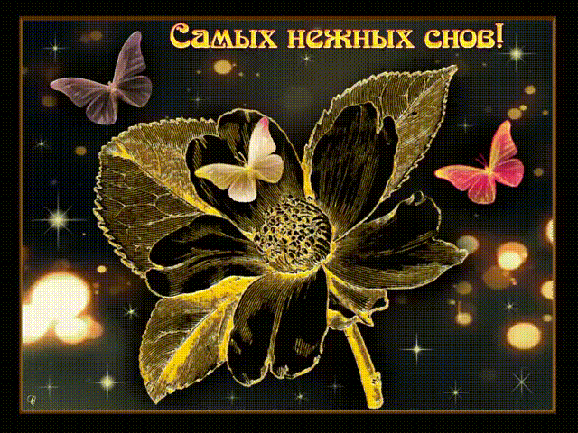 Gif анимации открыток спокойной ночи. Открытки с пожеланиями на ночь.