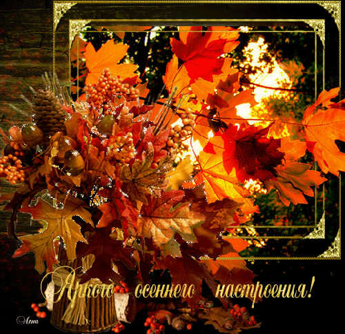 Оригинальные открытки с изображением осени. Открытки осень скачать бесплатно.