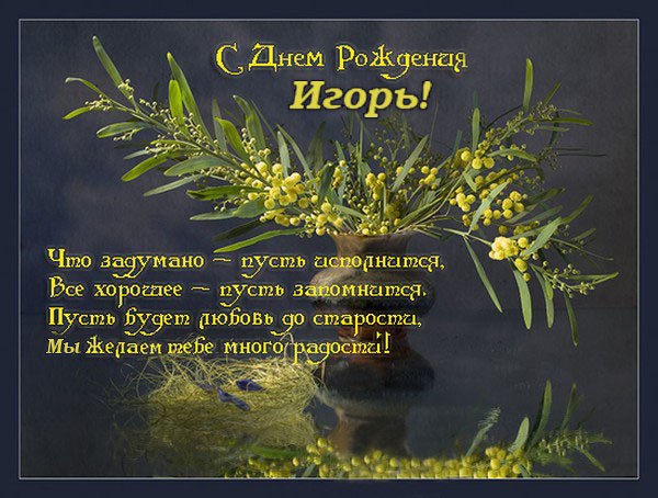 Открытки с именем Игорь скачать бесплатно. Анимационные открытки с именем Иго...