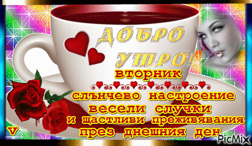 Позитивные открытки на вторник. Картинки про вторник скачать бесплатно.