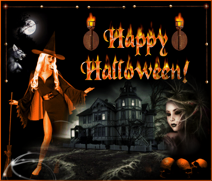 Оригинальные и страшные открытки на Хэллоуин скачать бесплатно.