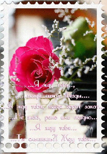 Открытки я жду тебя gif. Открытки возвращайся скорее скачать бесплатно.