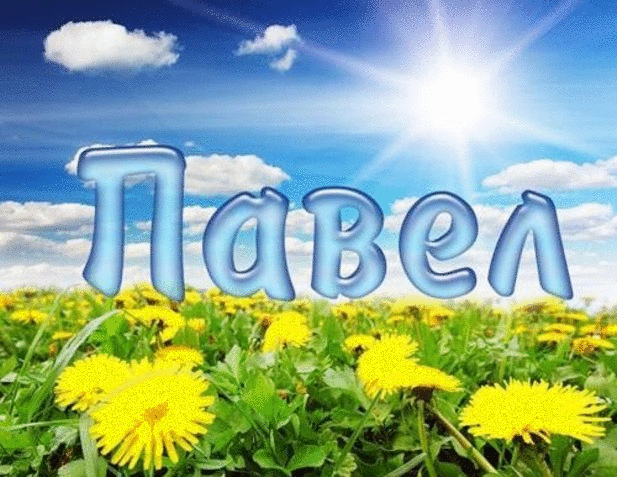 Анимационные открытки с именем Павел. Открытки с именем Паша. С днём рождения...