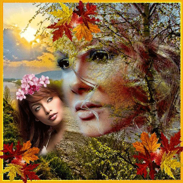 Оригинальные открытки с изображением осени. Открытки осень скачать бесплатно.