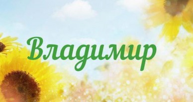 Открытки с именем Владимир скачать бесплатно. Открытки с мужскими именами онл...