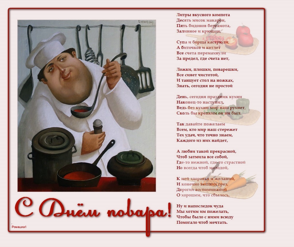 Открытки с наилучшими пожеланиями на день повара скачать бесплатно.