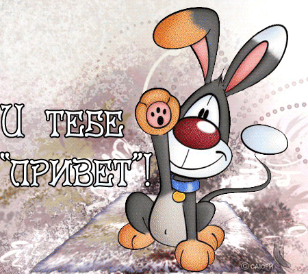 Красивые анимационные открытки с различными приветствиями скачать бесплатно.