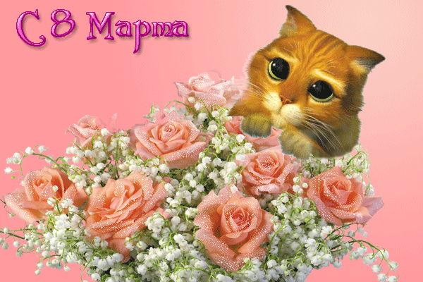 Открытки на 8 марта скачать бесплатно. Открытки с Международным Женским днём.