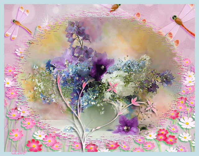 Открытки с цветами на день рождения. Картинки с букетом цветов. 