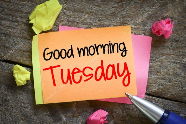 Позитивные открытки на вторник. Картинки про вторник скачать бесплатно.