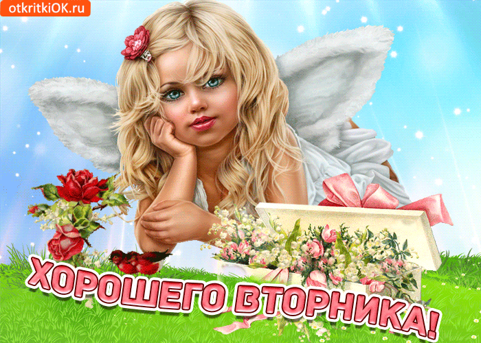 Позитивные открытки на вторник. Картинки про вторник скачать бесплатно.