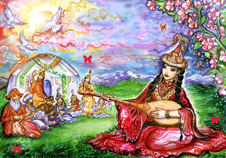 Открытки на Наурыз скачать бесплатно. Поздравительные открытки с Наурызом.