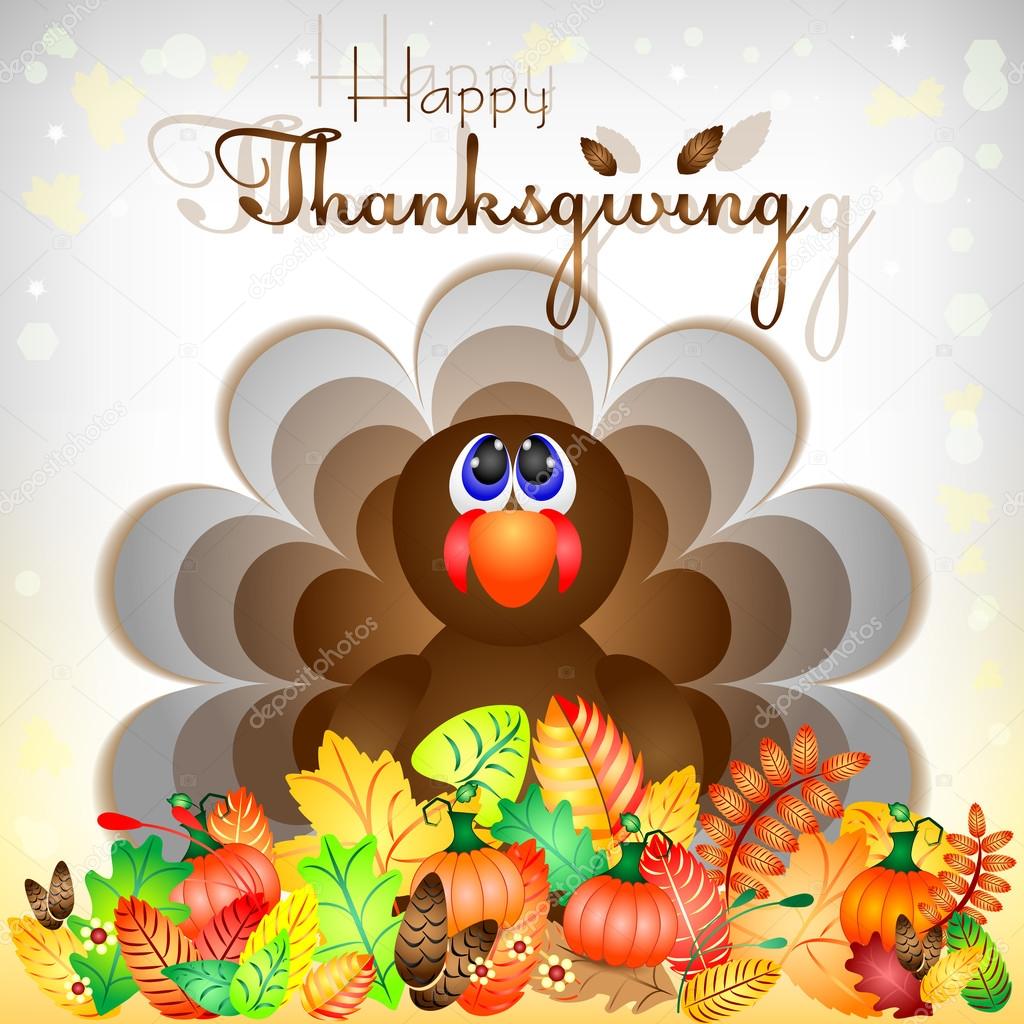 Красивые анимационные открытки на День Благодарения скачать бесплатно.