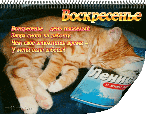 Мерцающие открытки про воскресенье. Открытки на воскресное утро.