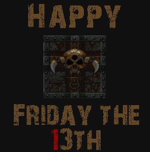 Разнообразные открытки на пятницу 13. Открытки с пятницей 13 скачать бесплатно.