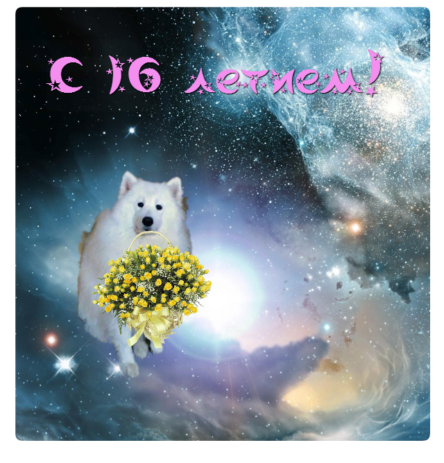 Позитивные открытки на шестнадцатилетие gif. Открытки с поздравлениями на 16 ...