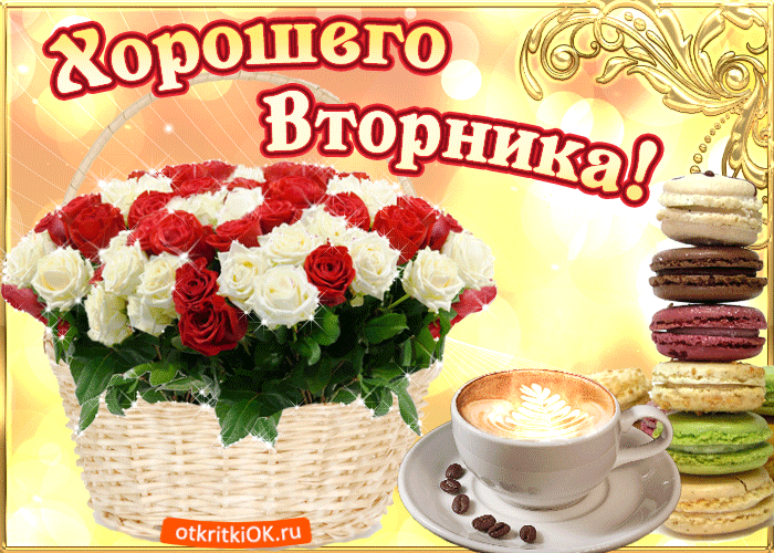 Открытки Позитивные открытки на вторник. Картинки про вторник скачать бесплатно. анимационные открытки на вторник. Открытки на каждый день недели скачать бесплатно. Картинки вторник на работу. Открытки с пожеланиями удачного вторника скачать.