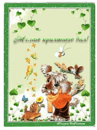 Открытки с пожеланиями хорошего дня. Скачать бесплатно открытки удачного дня.