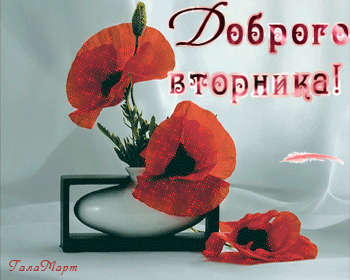 Позитивные открытки на вторник. Картинки про вторник скачать бесплатно.