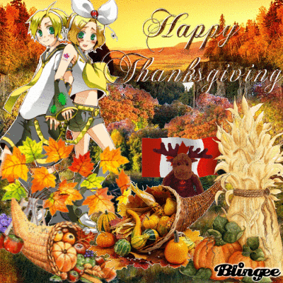 Красивые анимационные открытки на День Благодарения скачать бесплатно.