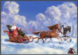 Анимационные открытки с зимним пейзажем. Открытки времена года. Новогодние от...