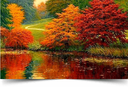 Оригинальные открытки с изображением осени. Открытки осень скачать бесплатно.