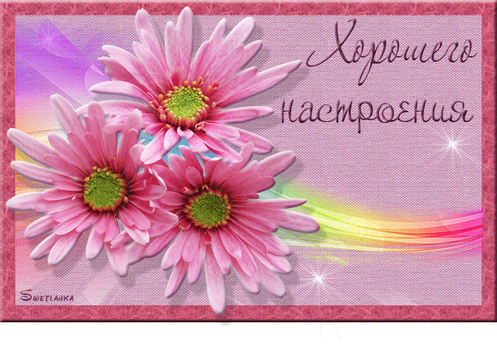 Позитивные открытки с пожеланиями хорошего настроения скачать бесплатно.