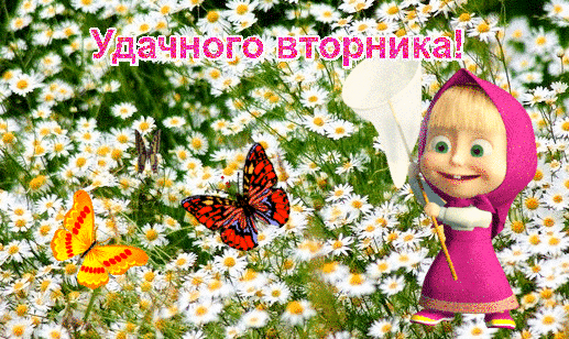 Позитивные открытки на вторник. Картинки про вторник скачать бесплатно.