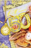 Картинки на юбилей 50 лет анимационные. Открытки на тему юбилей скачать беспл...