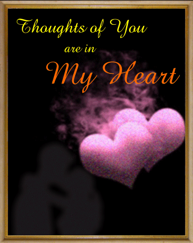 Анимационные открытки с признаниями. Открытки думаю о тебе gif.