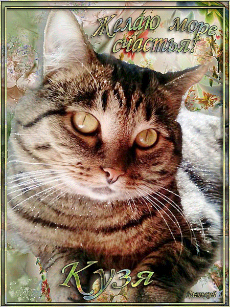 Скачать бесплатно открытки с пожеланиями счастья. Мерцающие открытки желаю сч...