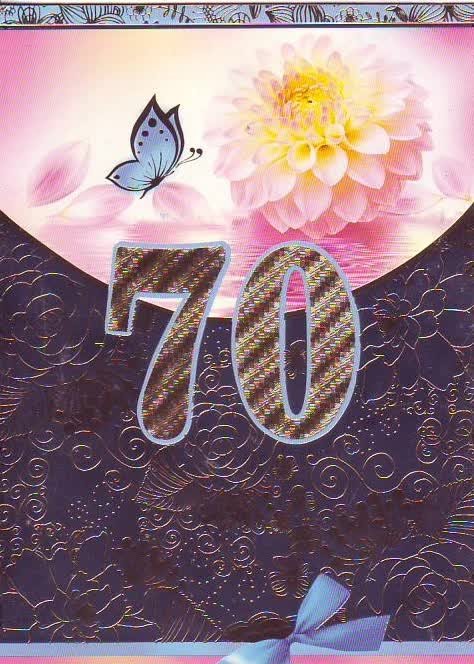 Открытки с пожеланиями на 70 лет gif.  Отличного дня рождения 70 лет открытки...
