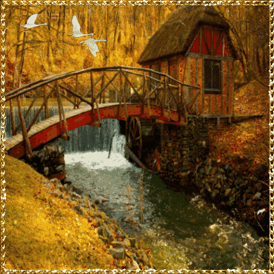 Оригинальные открытки с изображением осени. Открытки осень скачать бесплатно.