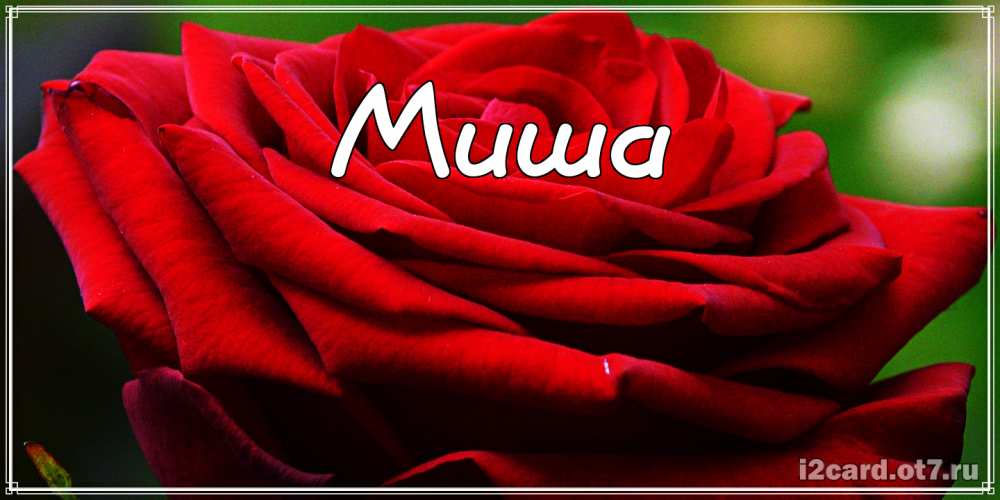 Скачать бесплатно открытки с мужскими именами. С днём рождения Михаил открытк...