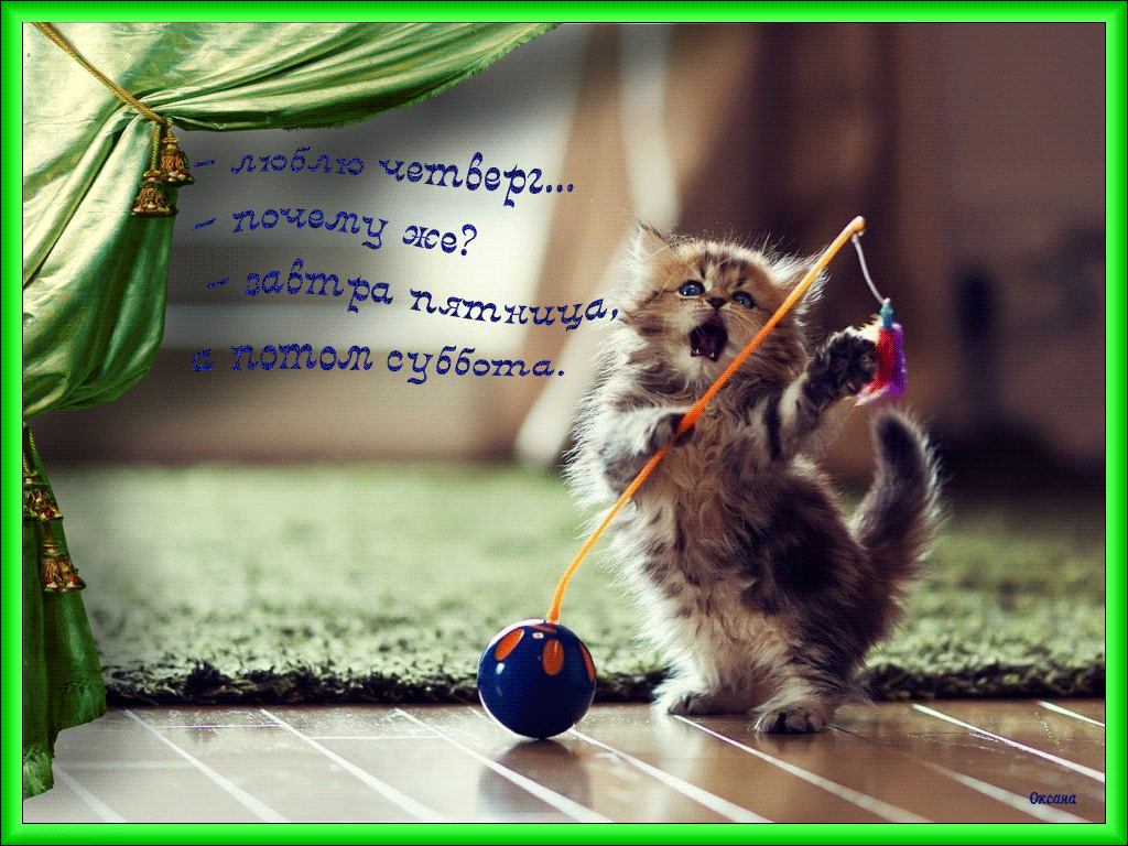Анимационные открытки доброго утра и отличного четверга скачать бесплатно.