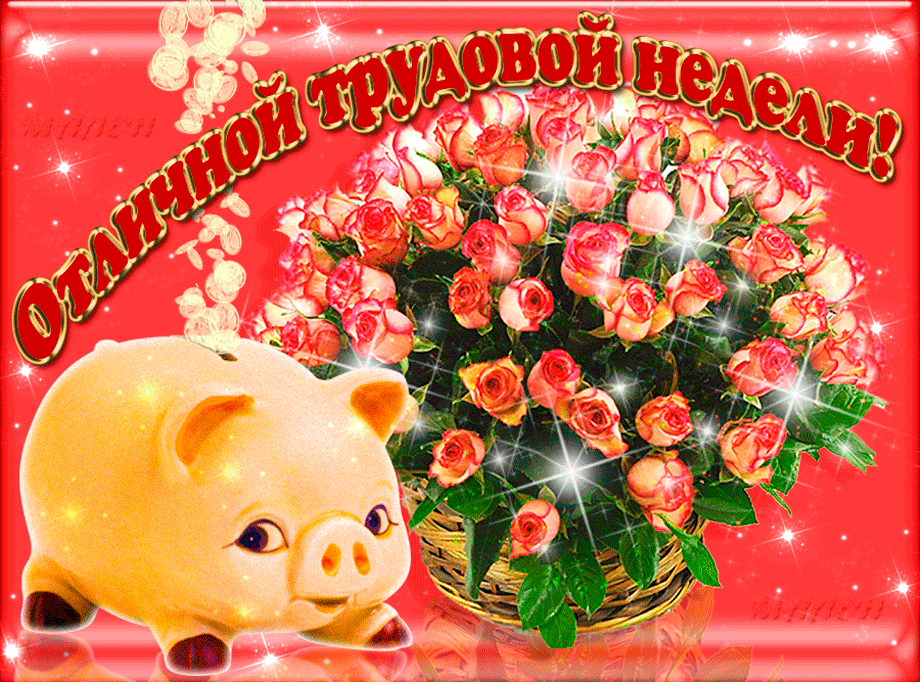 Забавные открытки с пожеланиями удачной недели. Открытки удачной недели скача...