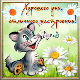 Открытки с пожеланиями хорошего дня. Скачать бесплатно открытки удачного дня.