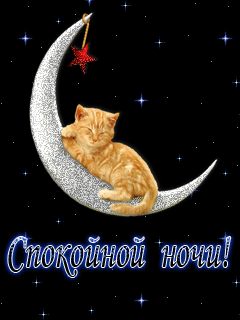 Гифки с пожеланиями на ночь. Открытки с пожеланиями спокойной ночи