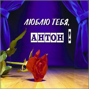 Открытки с именем Антон скачать бесплатно. Поздравительные открытки с именем ...