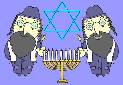 Поздравительные открытки на праздник Ханука скачать бесплатно.