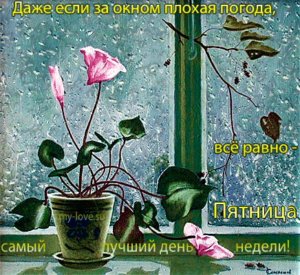 Прикольные открытки на пятницу. Открытки с пожеланиями на пятницу скачать бес...