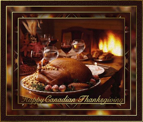 Красивые анимационные открытки на День Благодарения скачать бесплатно.