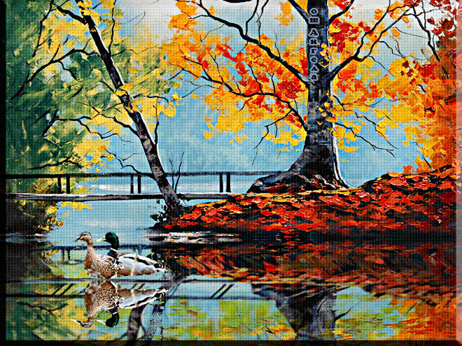 Оригинальные открытки с изображением осени. Открытки осень скачать бесплатно.