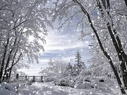 Анимационные открытки с зимним пейзажем. Открытки времена года. Новогодние от...