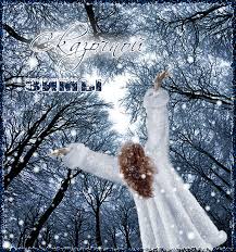 Анимационные открытки с зимним пейзажем. Открытки времена года. Новогодние от...